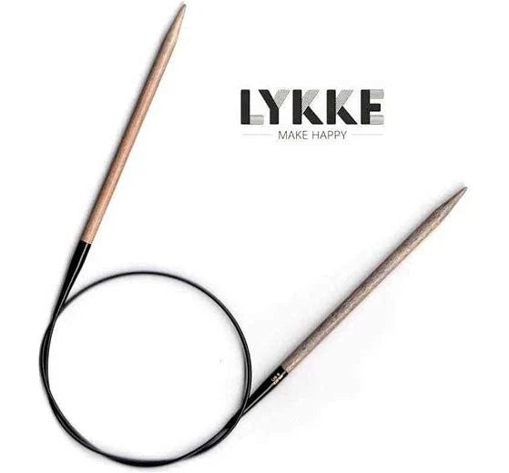 Lykke 32” Driftwood Circular Knitting Needles