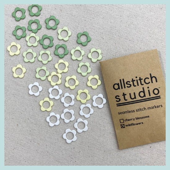 Flower Stitch Markers - Large