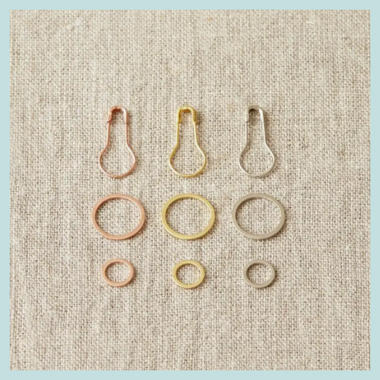 Precious Metal Stitch Markers