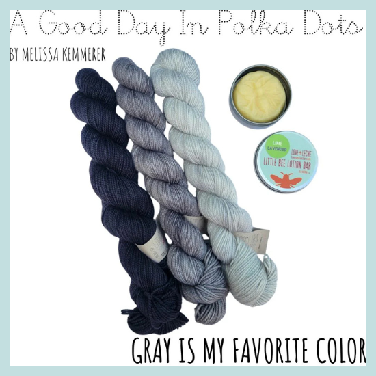 "A Good Day In Polka Dots" Sock Kit