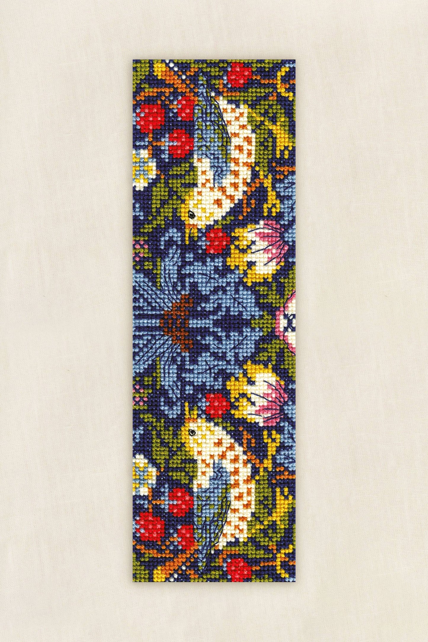 Strawberry Thief Cross Stitch Bookmark Kit BL1170/RE/77