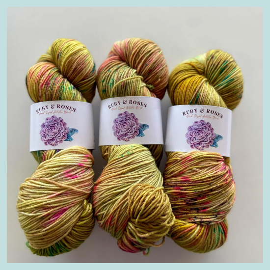 Ruby and Roses Soft Rose Fingering