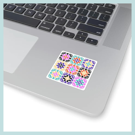 Granny Square Sticker