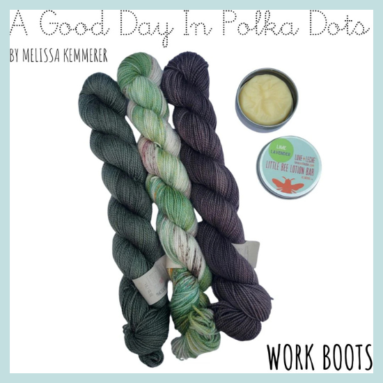 "A Good Day In Polka Dots" Sock Kit