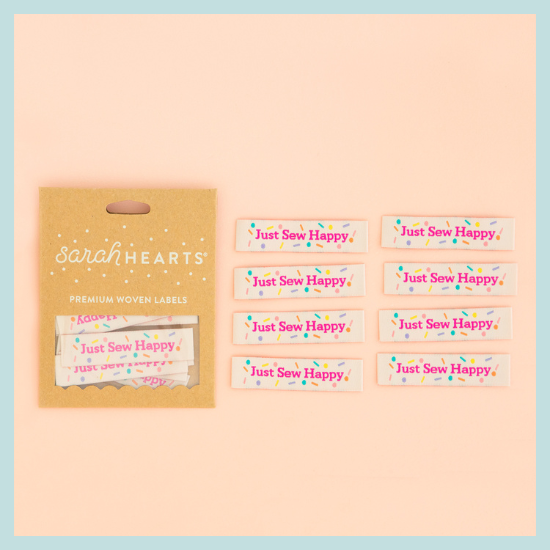Woven labels - Just Sew Happy