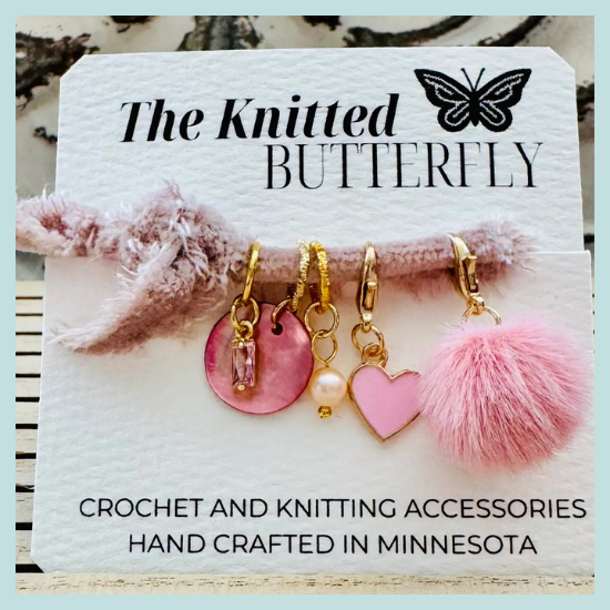 The Knitted Butterfly Stitch Marker Set
