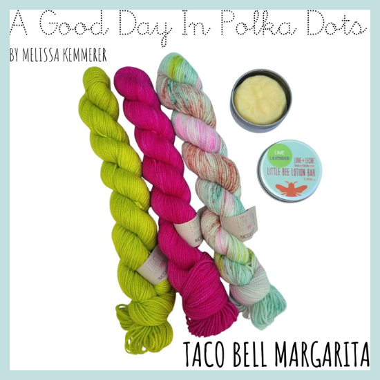 "A Good Day In Polka Dots" Sock Kit