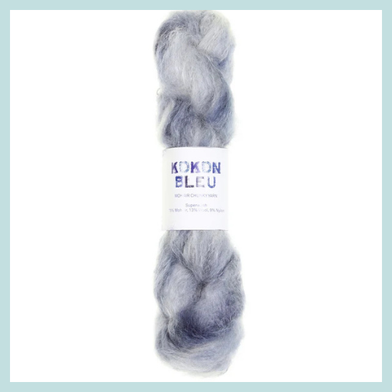 Kokon Bleu Jean Michel Chunky Mohair Speckle