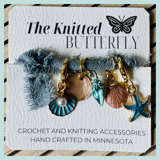 The Knitted Butterfly Stitch Marker Set