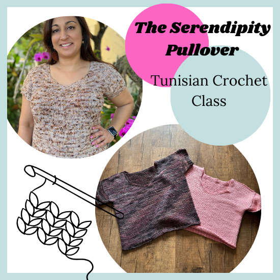 Tunisian Class: Serendipity Pullover Class