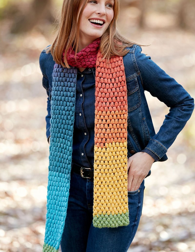 Paint Scarf and Shawl Pattern