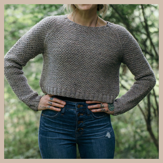 Nurtured Sweater Pattern by Drea Renee Knits