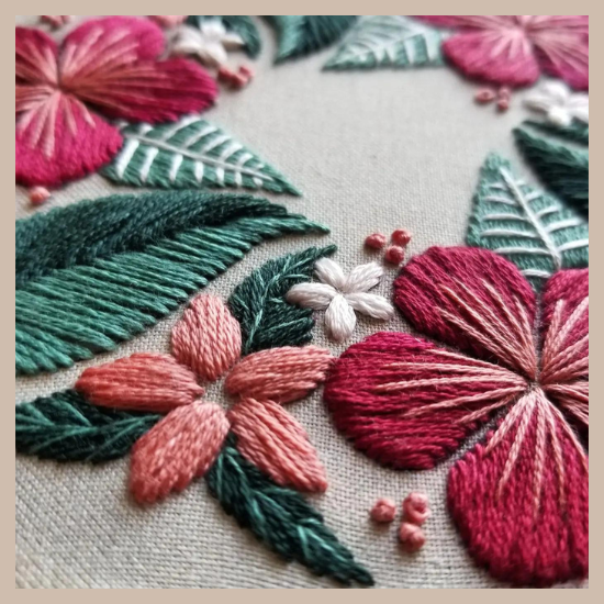 Embroidery Kit - Floral Flourish