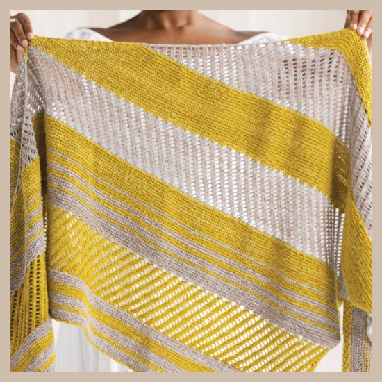 Summer Citrus Shawl Knit Pattern