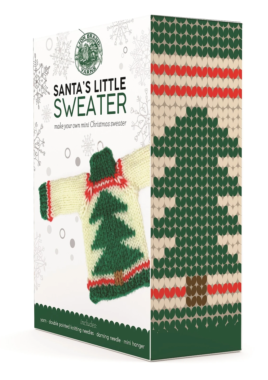 Knit Kit | Christmas Tree Little Sweater Ornament