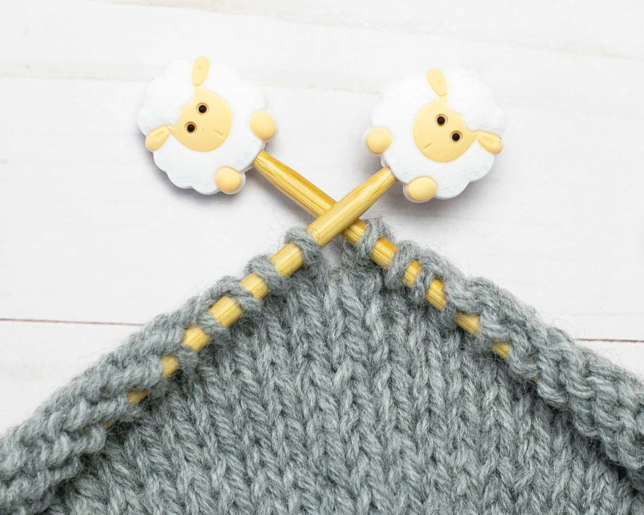 Knitting Needle holders  Sheep Stitch Stoppers – The Knitting Lounge