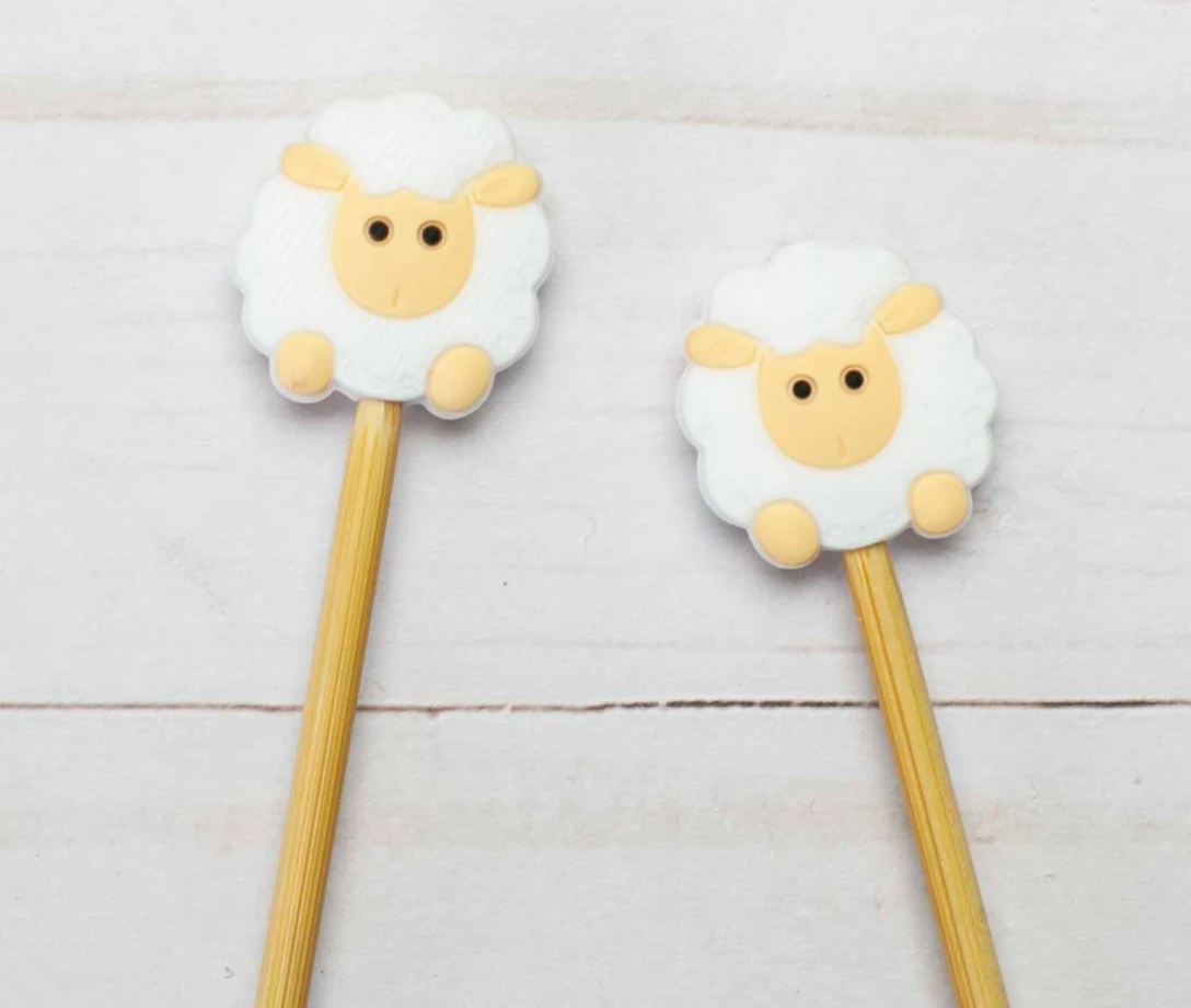 Knitting Needle holders | Sheep Stitch Stoppers