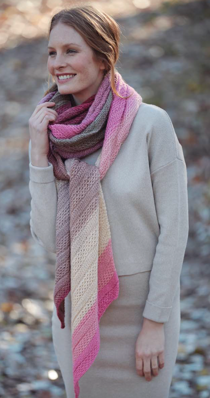 Paint Scarf and Shawl Pattern