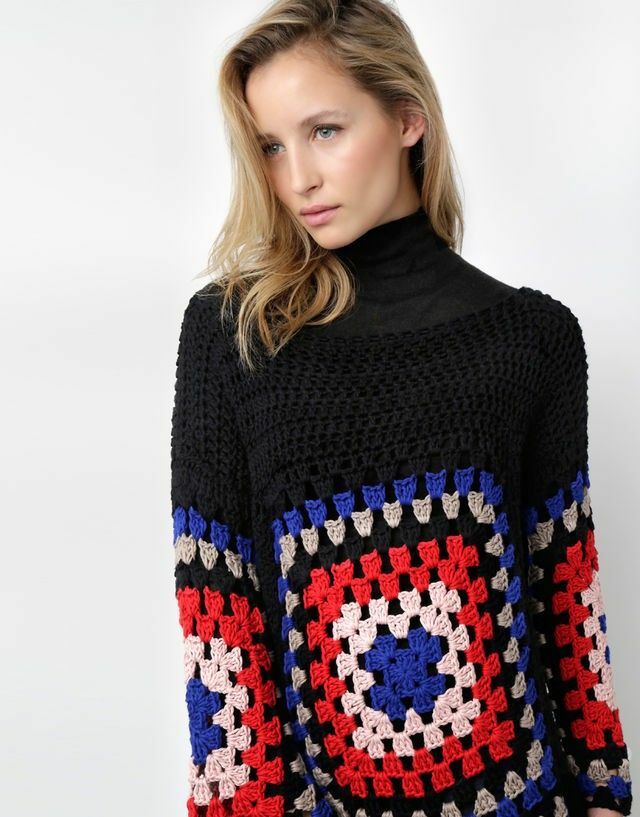 Crochet Dot Cotton Sweater Pattern by Wool and The Gang | Digital Download