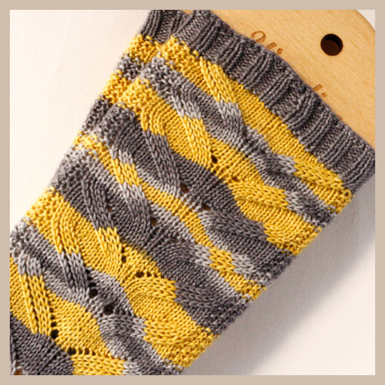 Lemon Squeezy Knitted Sock Pattern