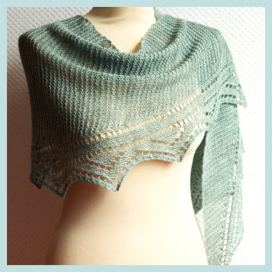 Duizendknoop Triangle Scarf Pattern