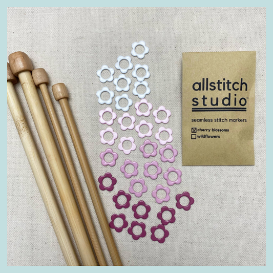 Flower Stitch Markers - Large