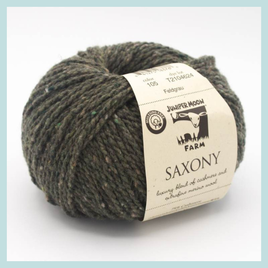 Juniper Moon Farm, Saxony, Cashmere Blend and Extrafine Merino Yarn