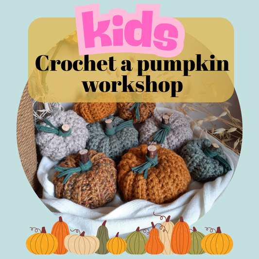 Kids Crochet Pumpkin Workshop