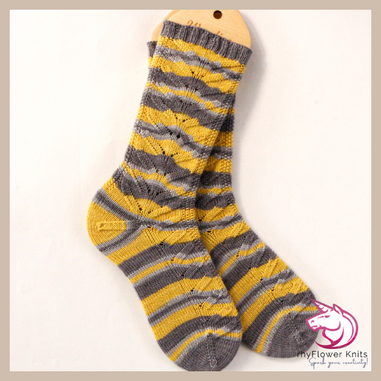 Lemon Squeezy Knitted Sock Pattern