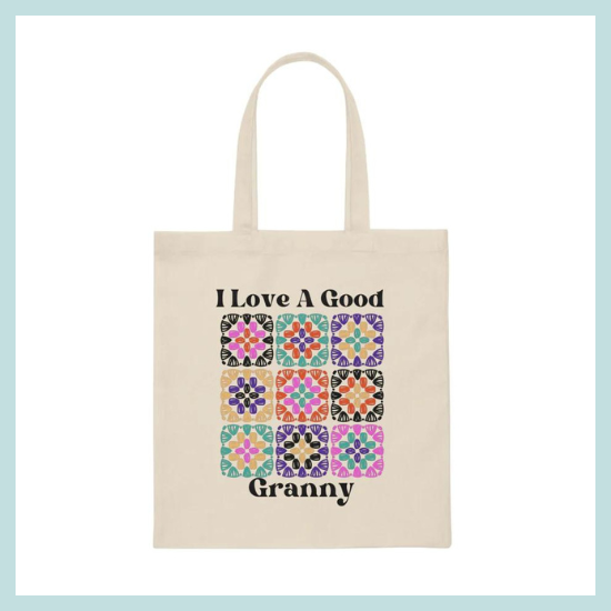 Granny Square Tote Bag