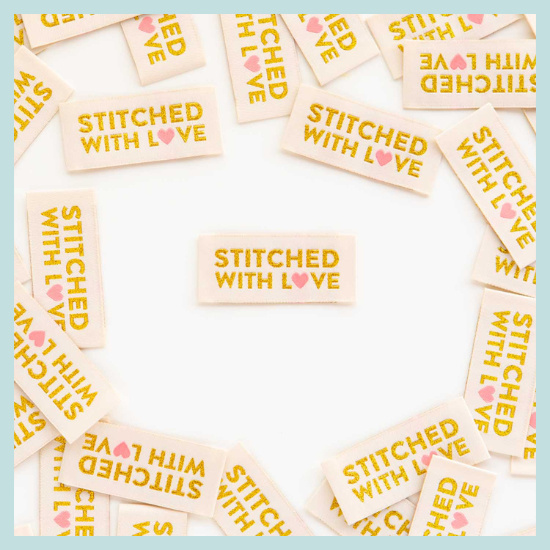 Woven labels - Stitched With Love