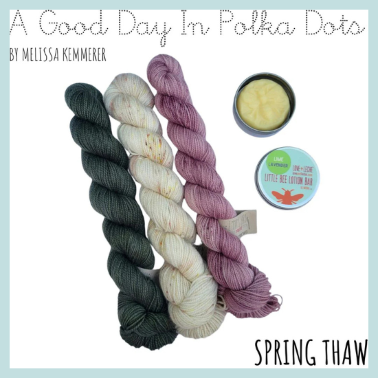 "A Good Day In Polka Dots" Sock Kit