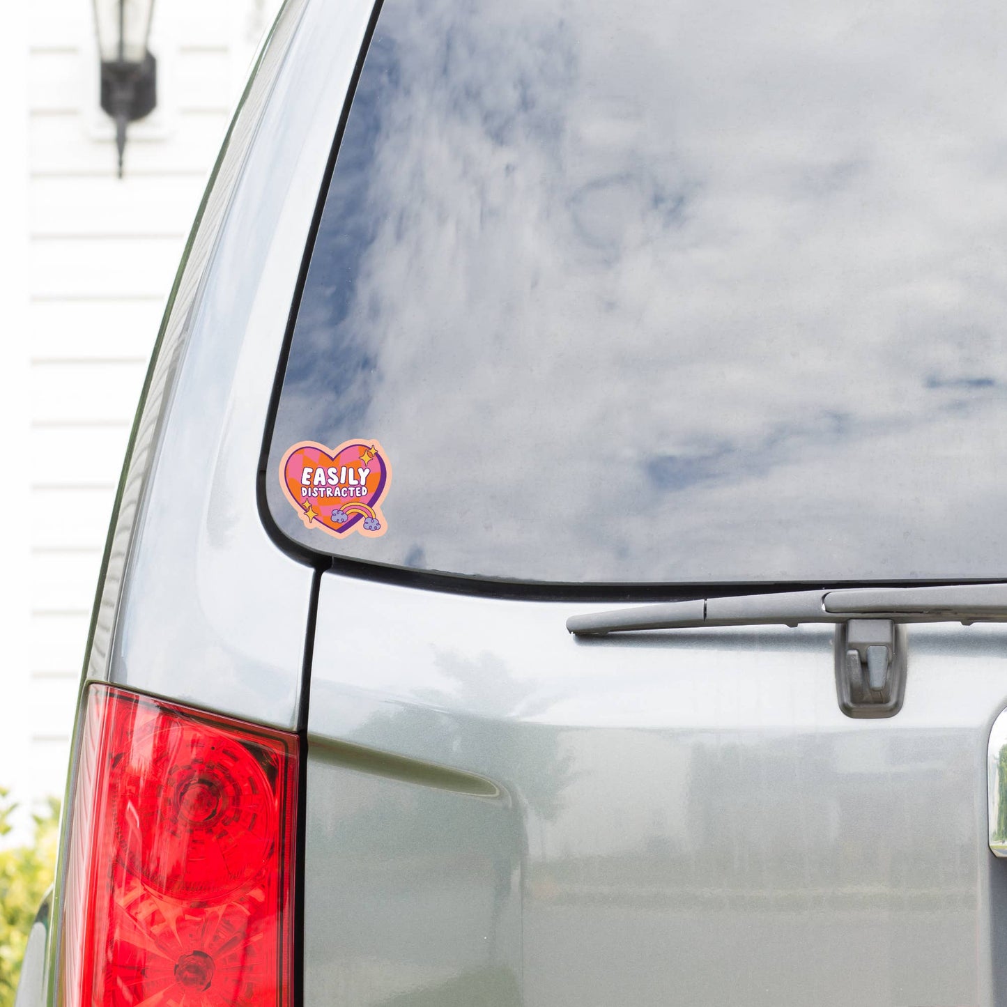 Distracted Mental Health ADHD High Quality Vinyl Sticker