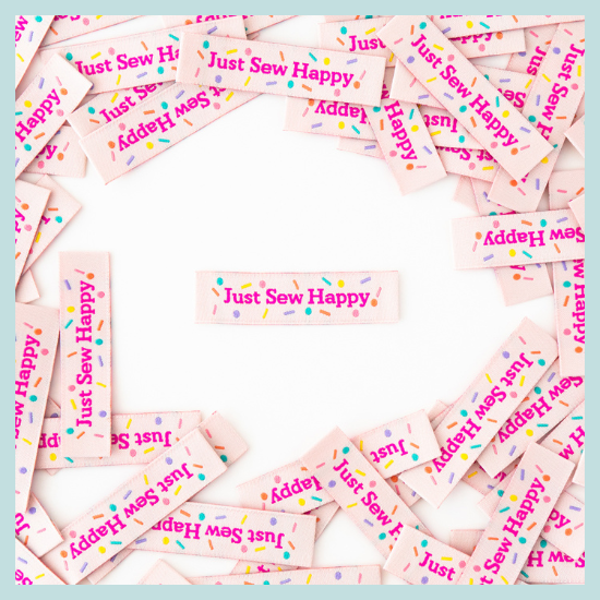 Woven labels - Just Sew Happy