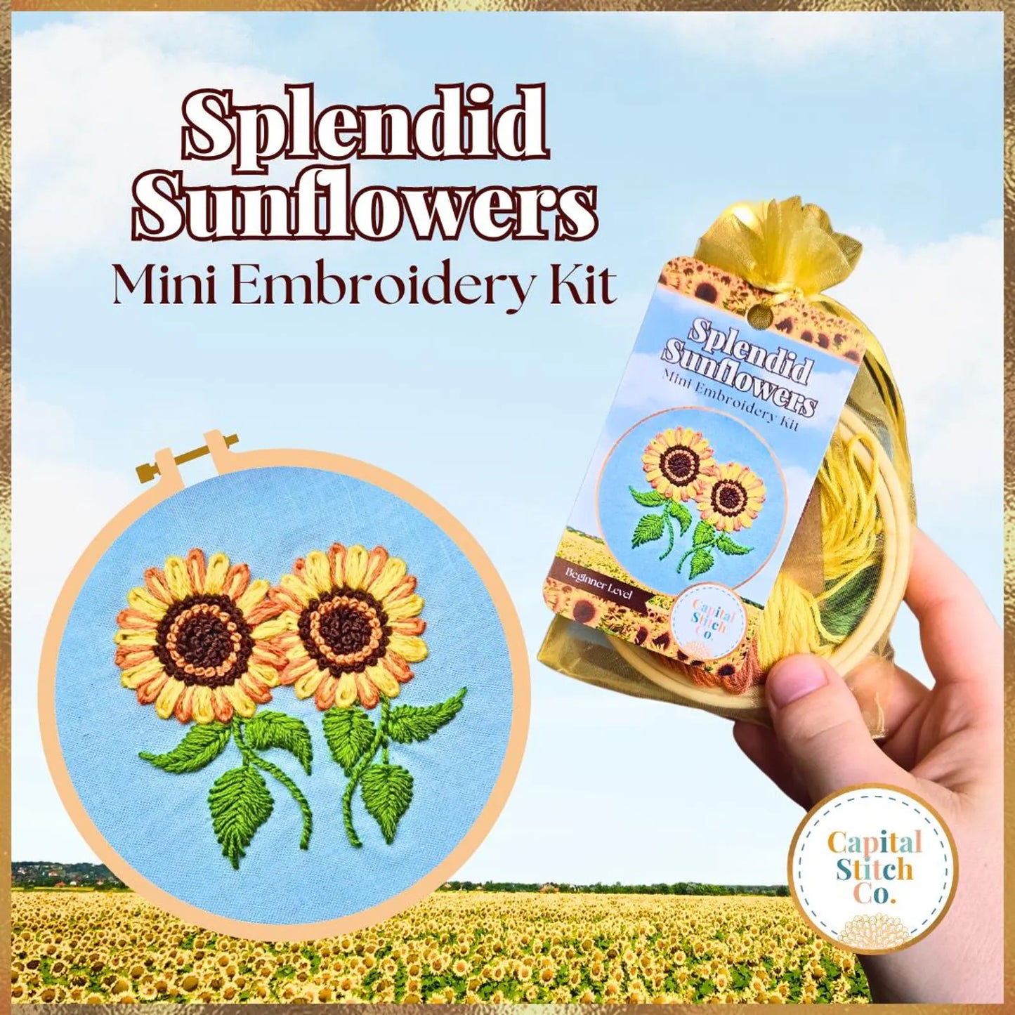 Capital Stitch Co Embroidery Kits