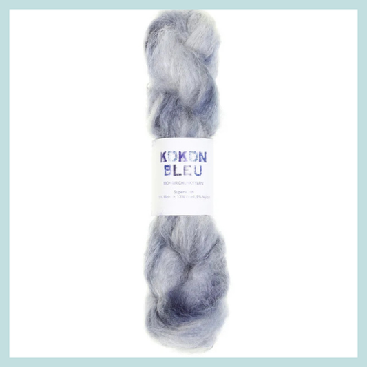 Kokon Bleu Jean Michel Chunky Mohair Speckle