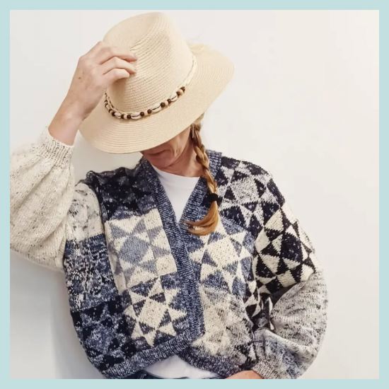 Heirloom Quilt Cardigan Kit