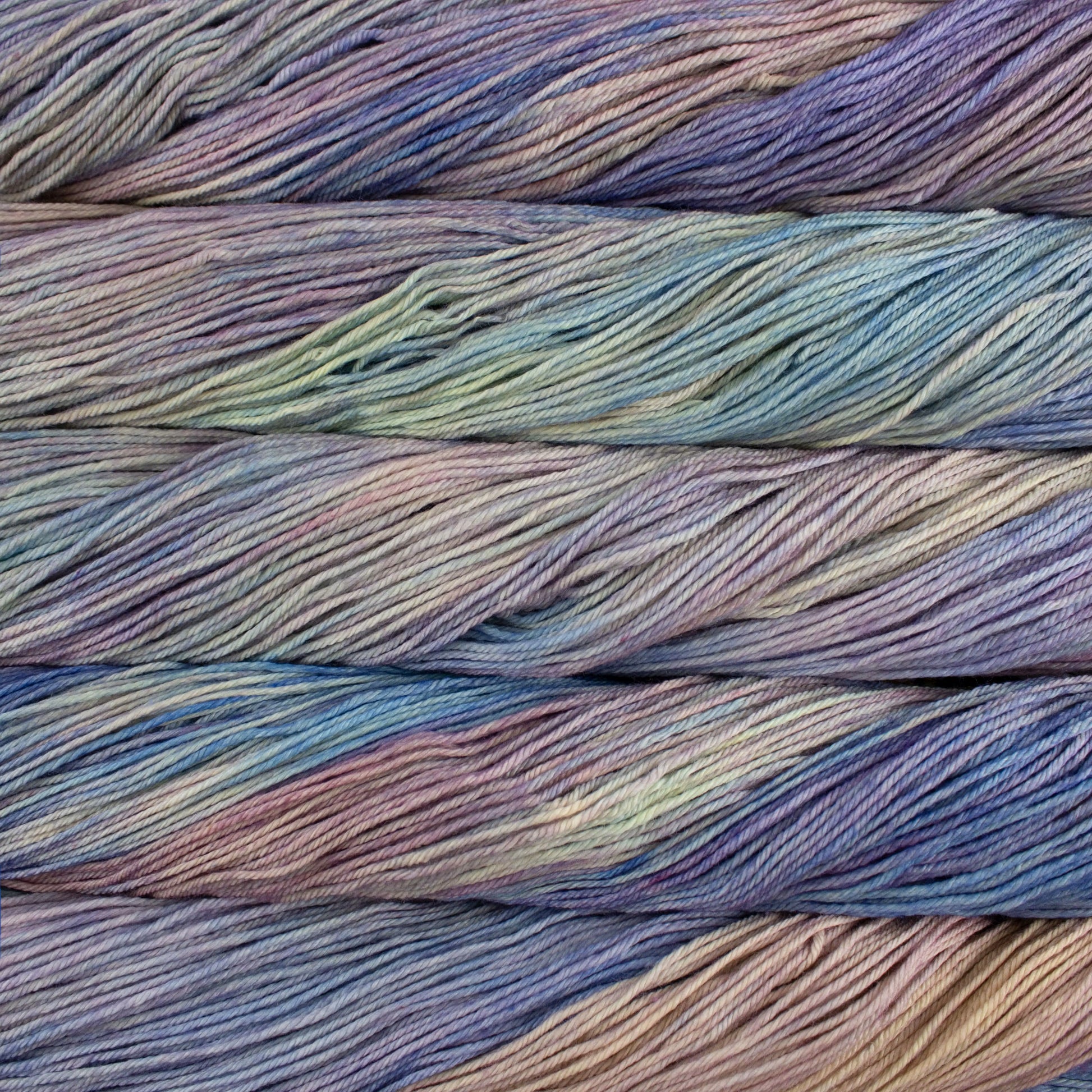 Close up of Malabrigo Arroyo Sport/DK yarn in the color Arapey