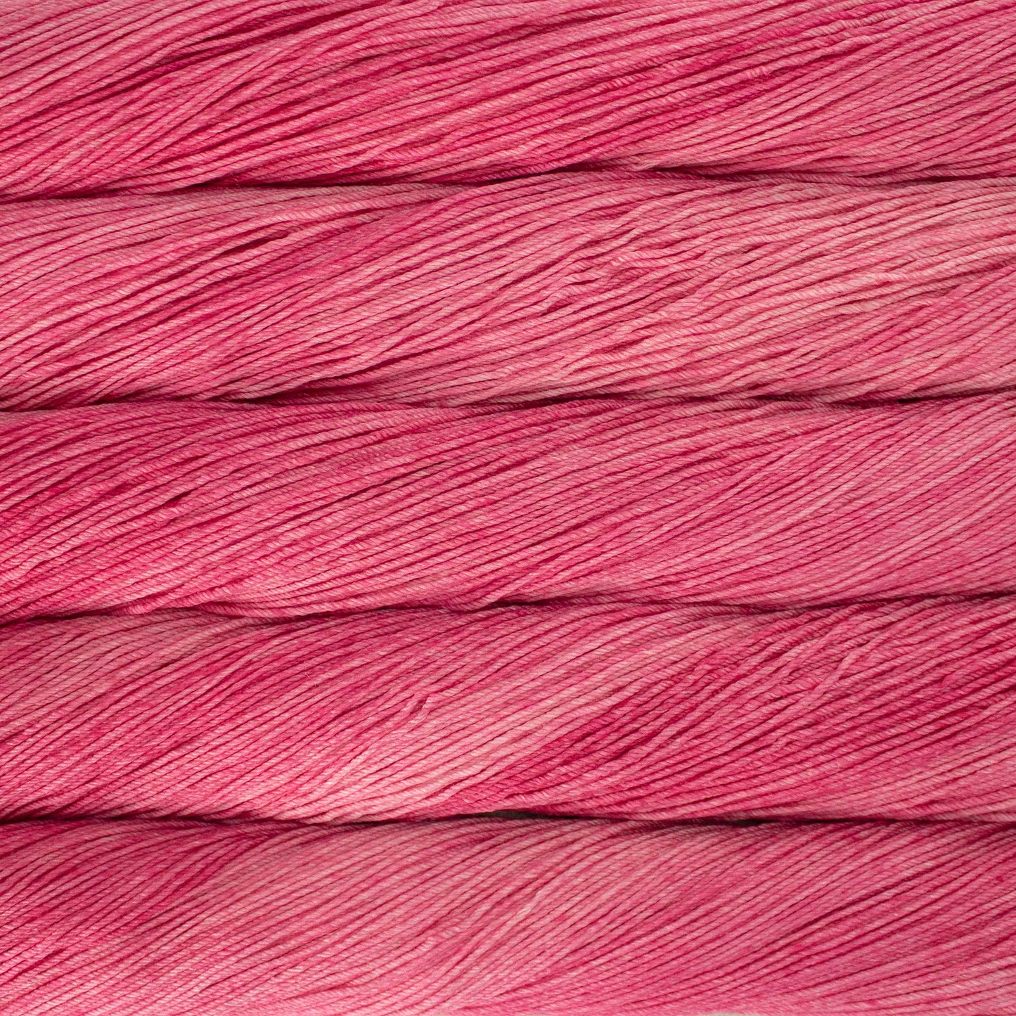 Close up of Malabrigo Arroyo Sport/DK yarn in Cactus Flower