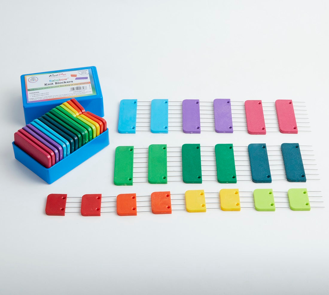Rainbow Knit Blockers