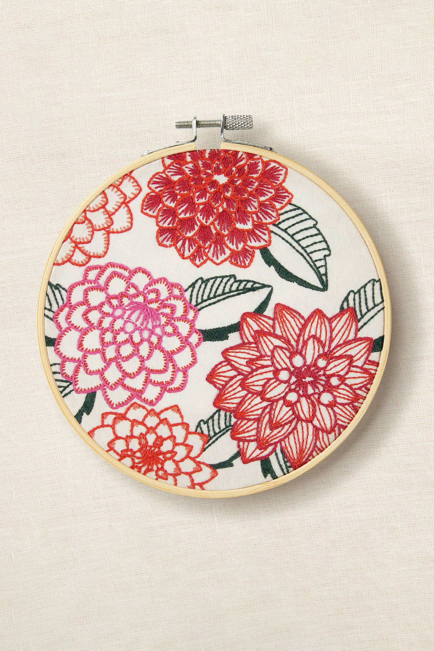 DMC Designer Embroidery Kit - Dahlias, TB198S