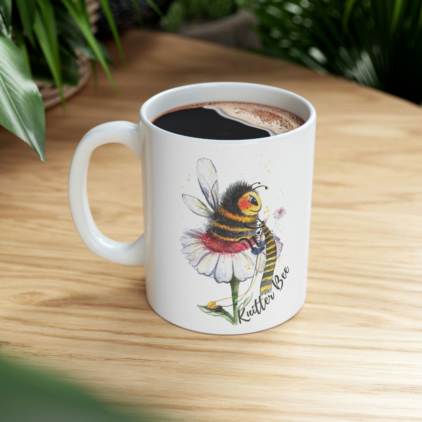 Knitter Bee Coffee Mug