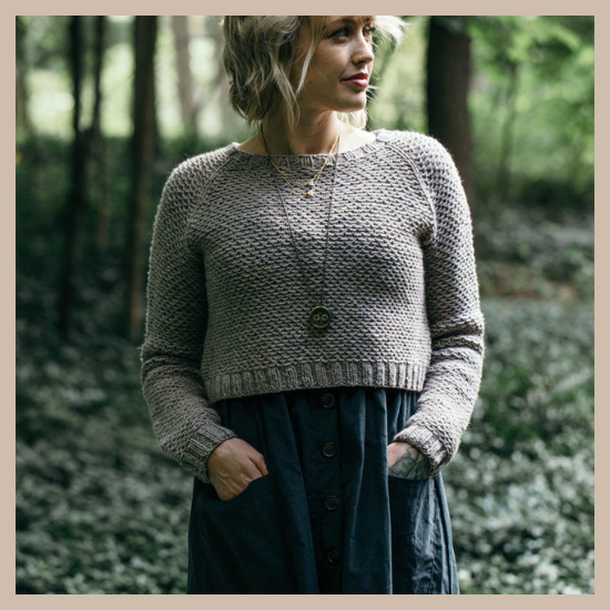 Nurtured Sweater Pattern by Drea Renee Knits