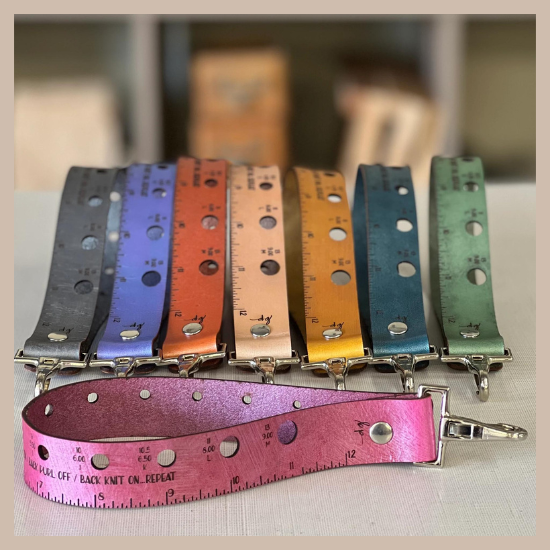 6 in 1 Metallic Ruler Wristlet, Ruler Bracelet