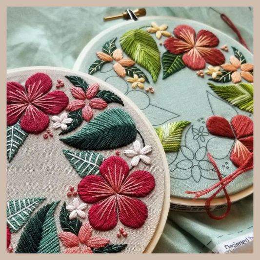 Embroidery Kit - Floral Flourish