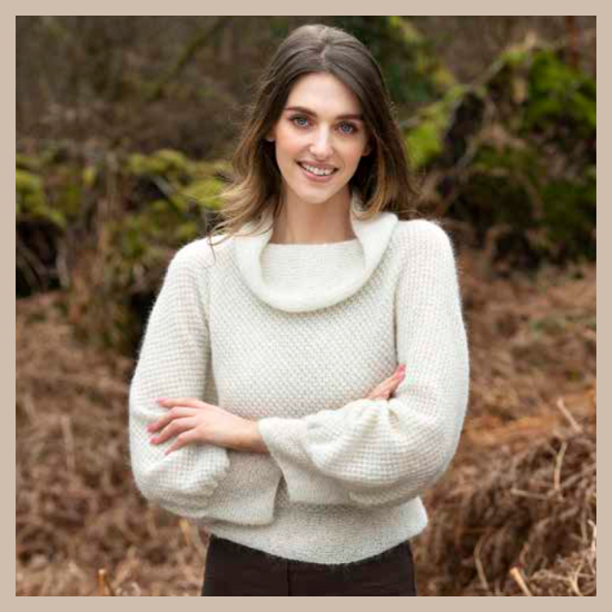 Emer Sweater Knit Pattern | Fine weight | Digital Download | Printable pattern