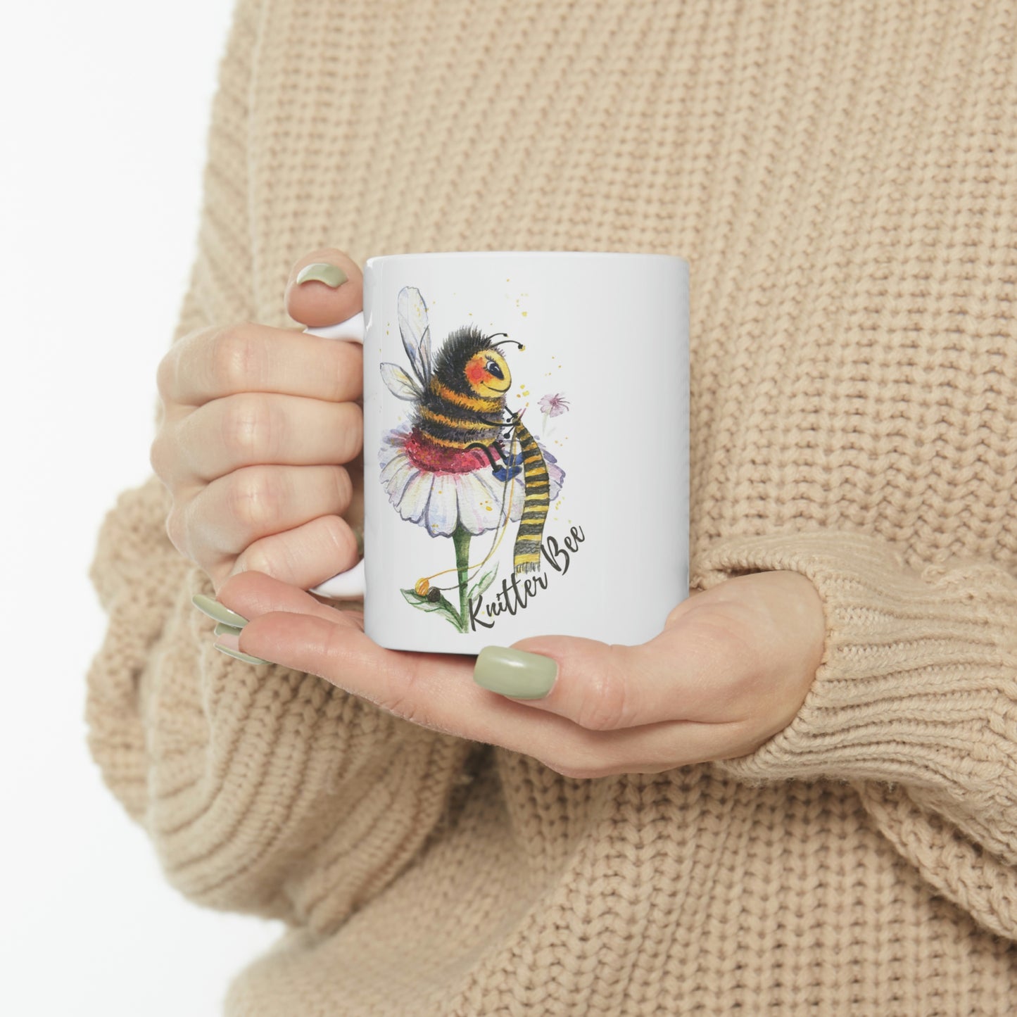 Knitter Bee Coffee Mug