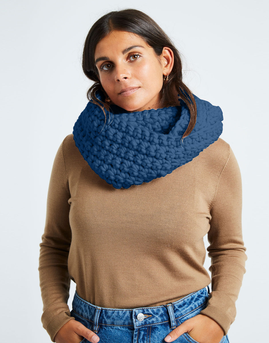 Celebration Snood Pattern by Wool and The Gang, Cowl Pattern