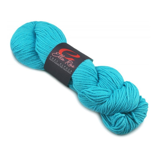 This super soft Alpaca yarn by Ella Rae is a blend of Alpaca and Acrylic making this a great machine washable yarn. 70% Acrylic, 30% Alpaca DK/Light Worsted.