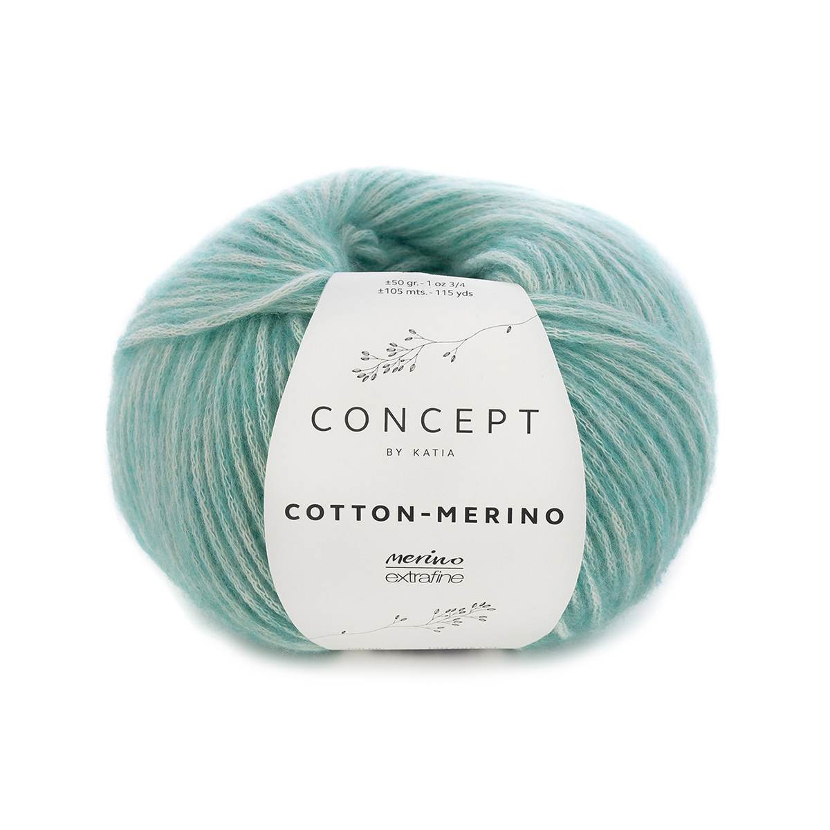 Warm, soft cotton yarn with very light weight merino wool. Merino Wool and Cotton yarn blend: Cotton-Merino is a fantastic yarn for crochet patterns or knit patterns.  Magnificent natural fiber blend for making soft textural sweaters and other patterns. 